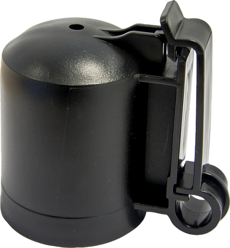 Kappen-Isolator f. T-Pfosten -SCHWARZ